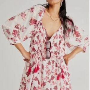 Free People Floral Mini Dress
